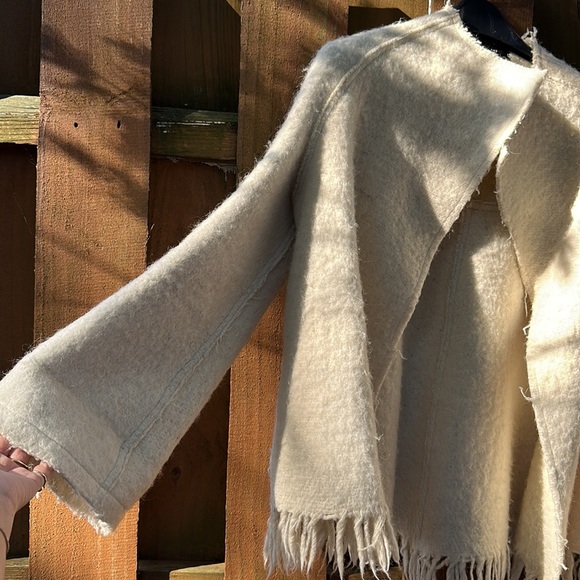 Designer Wool Blanket Jacket OOAK - Picture 10 of 13